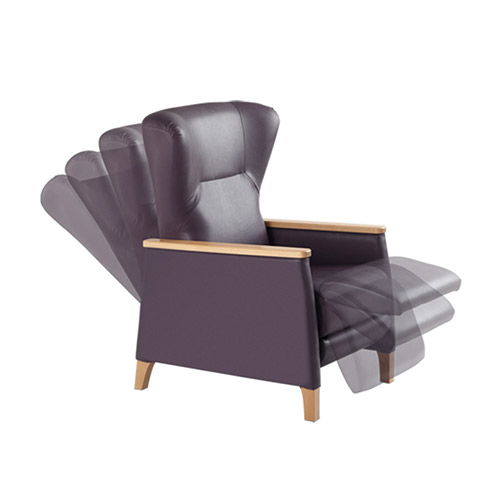 Maloy recliner in healthcare space