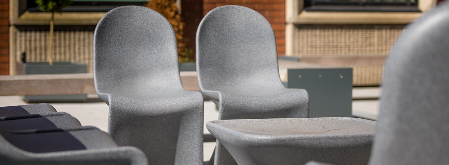 outdoor seating ryno chairs fusion school case study