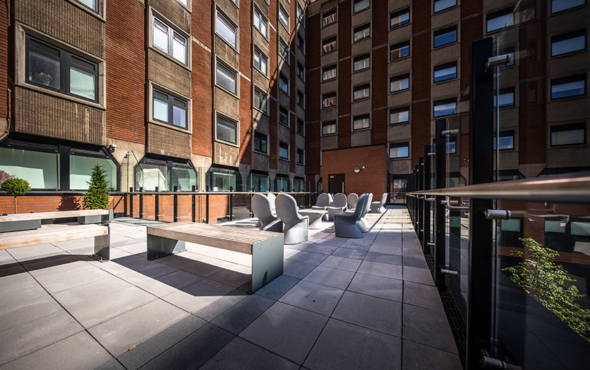 outdoor seating ryno chairs fusion school case study