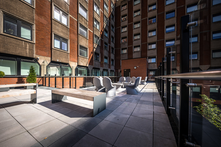 outdoor seating ryno chairs fusion school case study