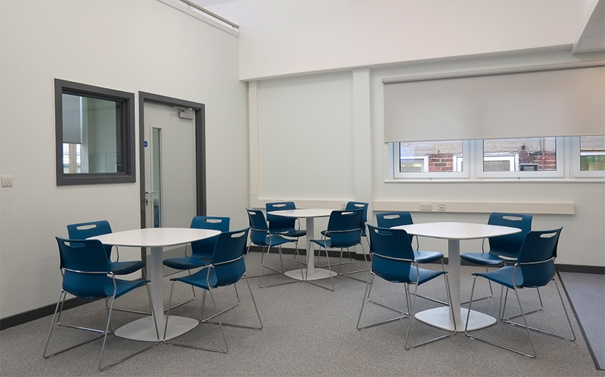 linden lodge school Education dining room Furniture Case study